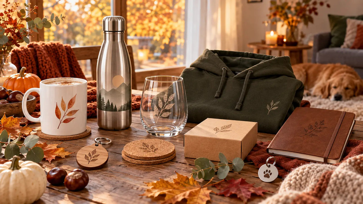 Personalisierte Herbstideen 2026: 9 gemütliche Geschenke für die goldene Jahreszeit