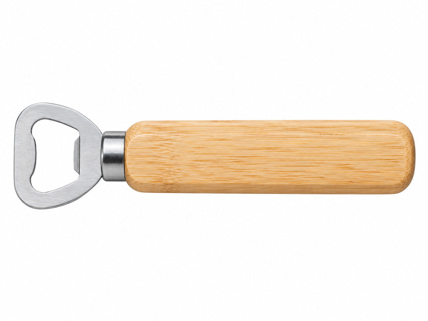 Personalisierter Flaschenöffner mit Holzgriff – graviert